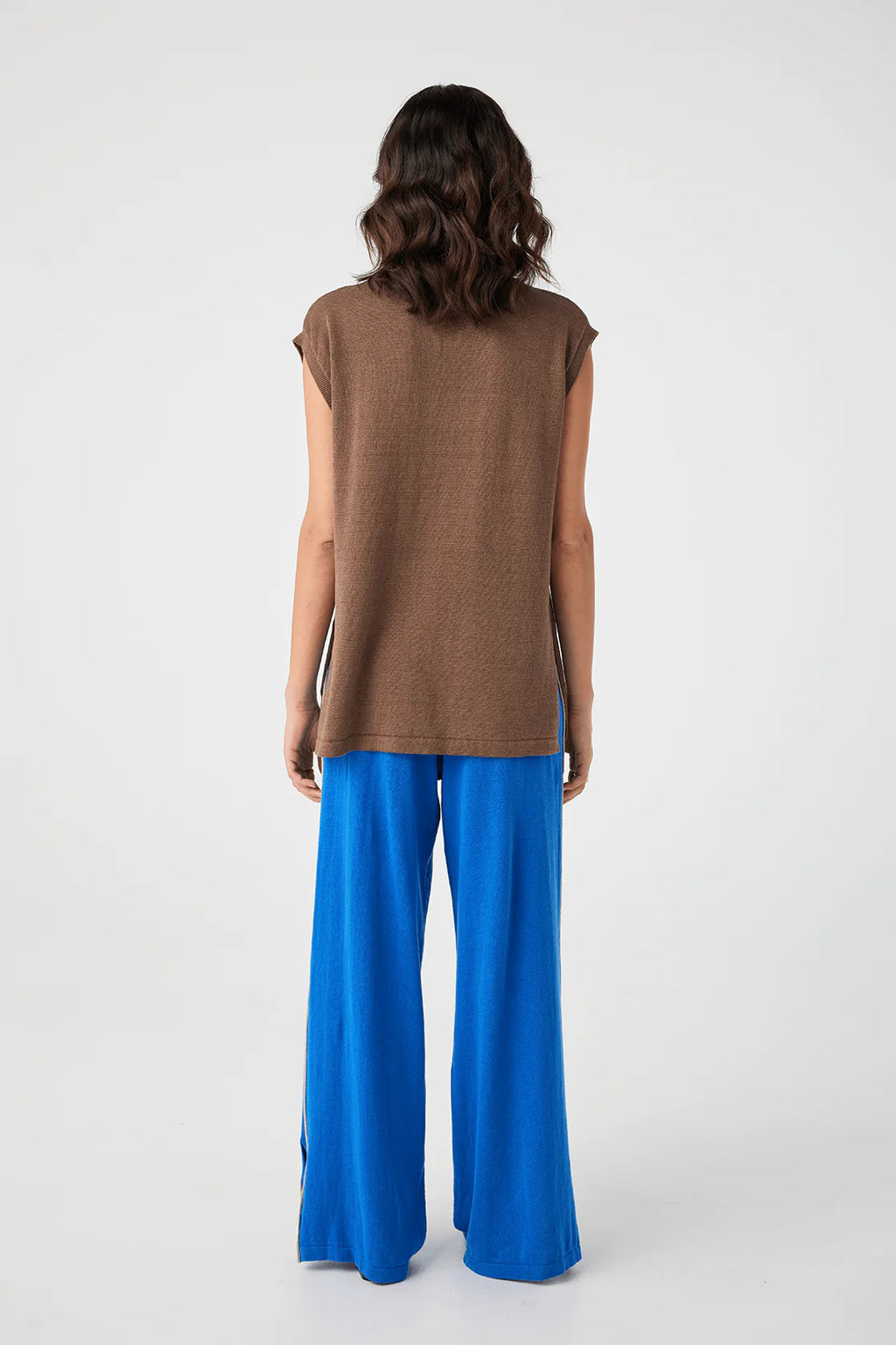 ARCAA Ada Cotton Linen Vest - Cacao