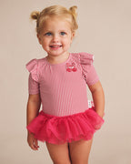 Huxbaby Ballerina Swimsuit Cherry Pie Stripe