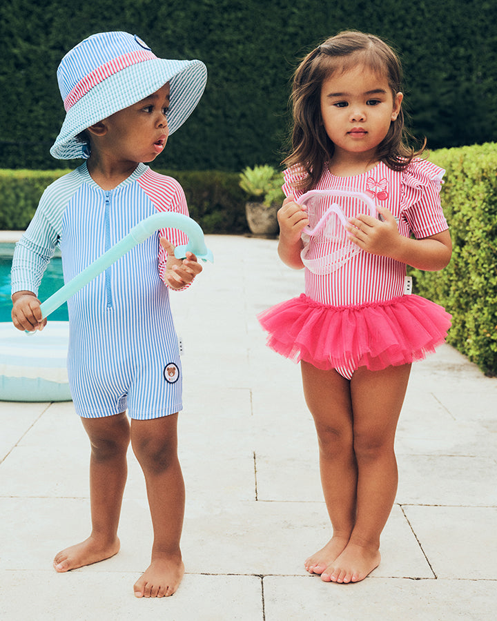 Huxbaby Ballerina Swimsuit Cherry Pie Stripe