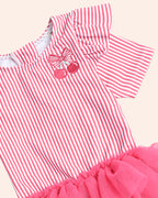 Huxbaby Ballerina Swimsuit Cherry Pie Stripe