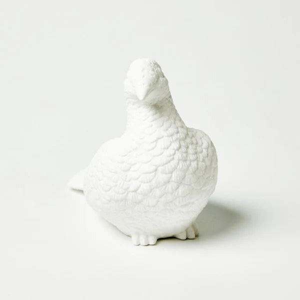 Jones & Co Ceramic Pigeon Money Box White