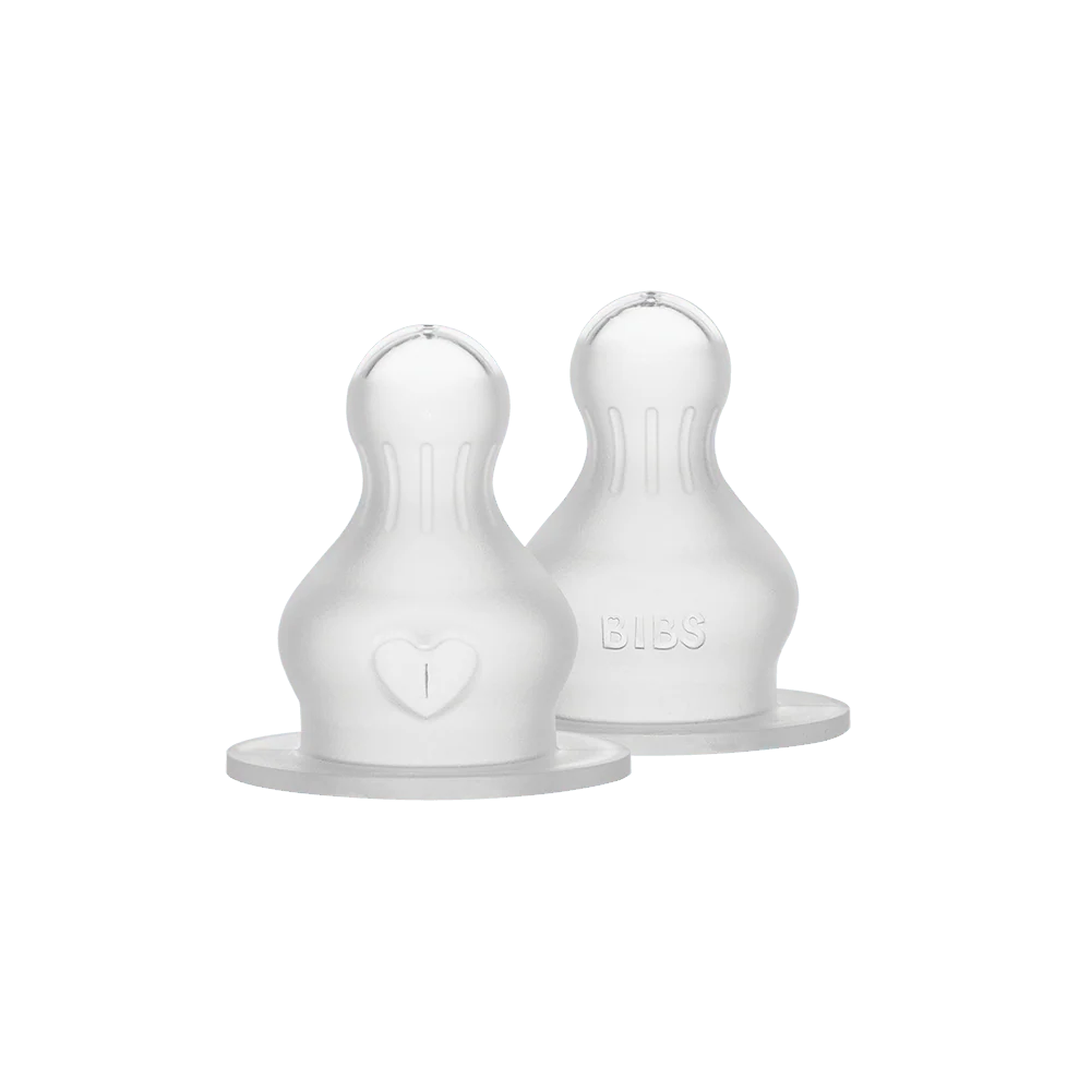 Bibs Bottle Silicone Nipple 2 Pack