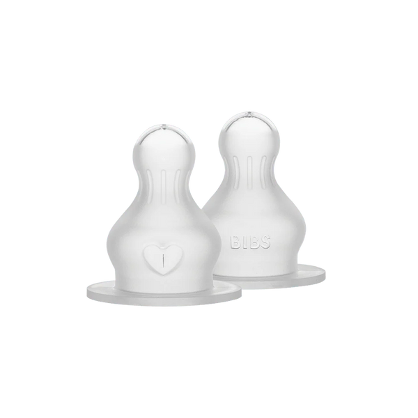 Bibs Bottle Silicone Nipple 2 Pack