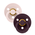 BIBS Colour Soother Double Pack - Assorted (Round/Natural Rubber)