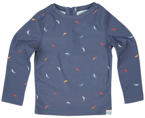 Toshi Swim Kids Rashie Half Zip Long Sleeve Classic