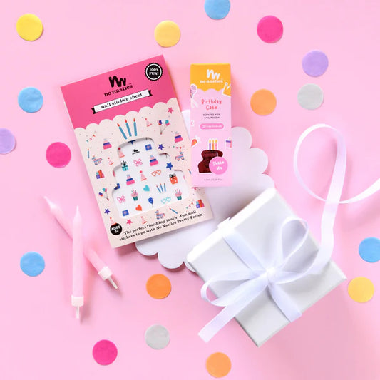 No Nasties Nail Sticker Sheet - Kids Birthday