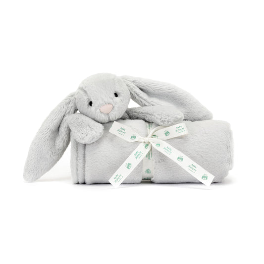 Jellycat - Bashful Silver Bunny Blankie