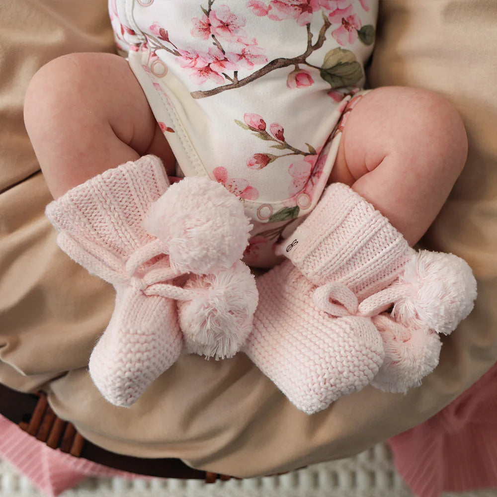 Snuggle Hunny Organic Cotton Knit Booties - Assorted