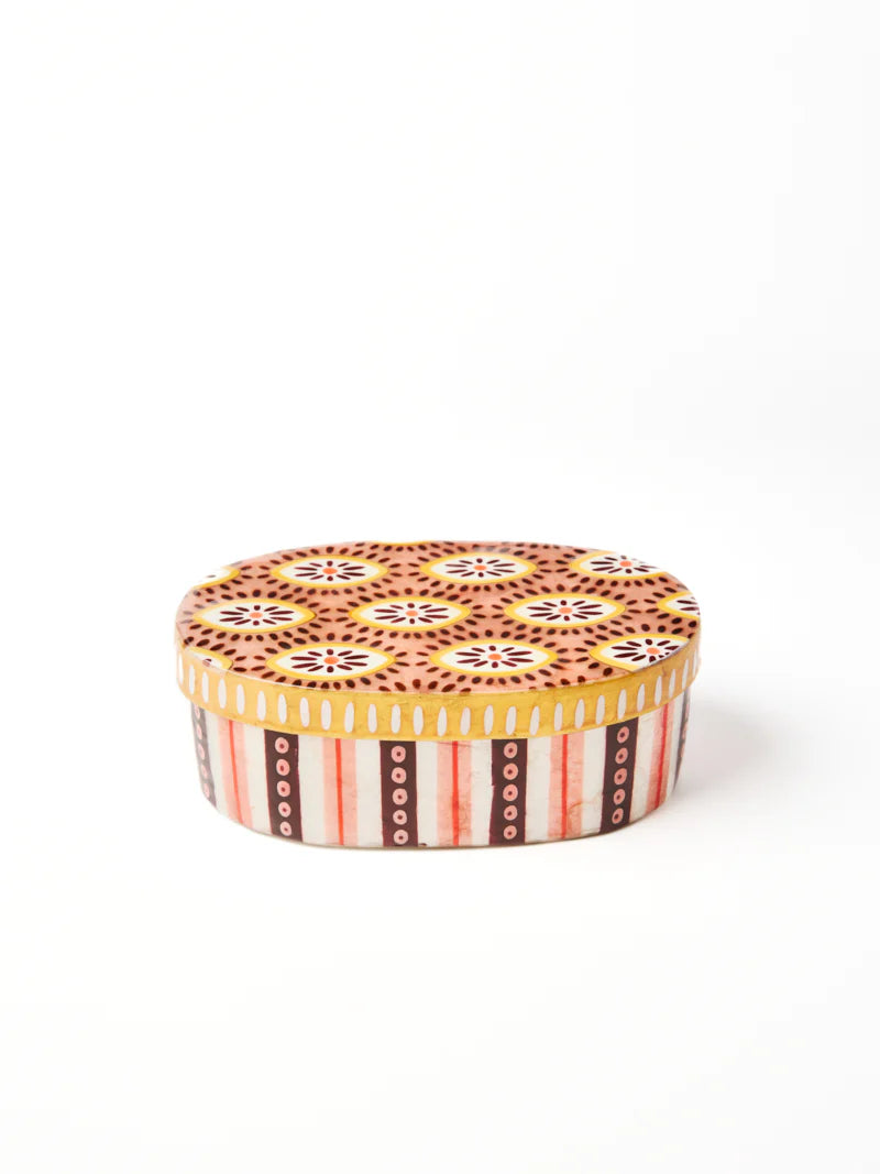 Jones & Co Samira Large Box Pink Eyes