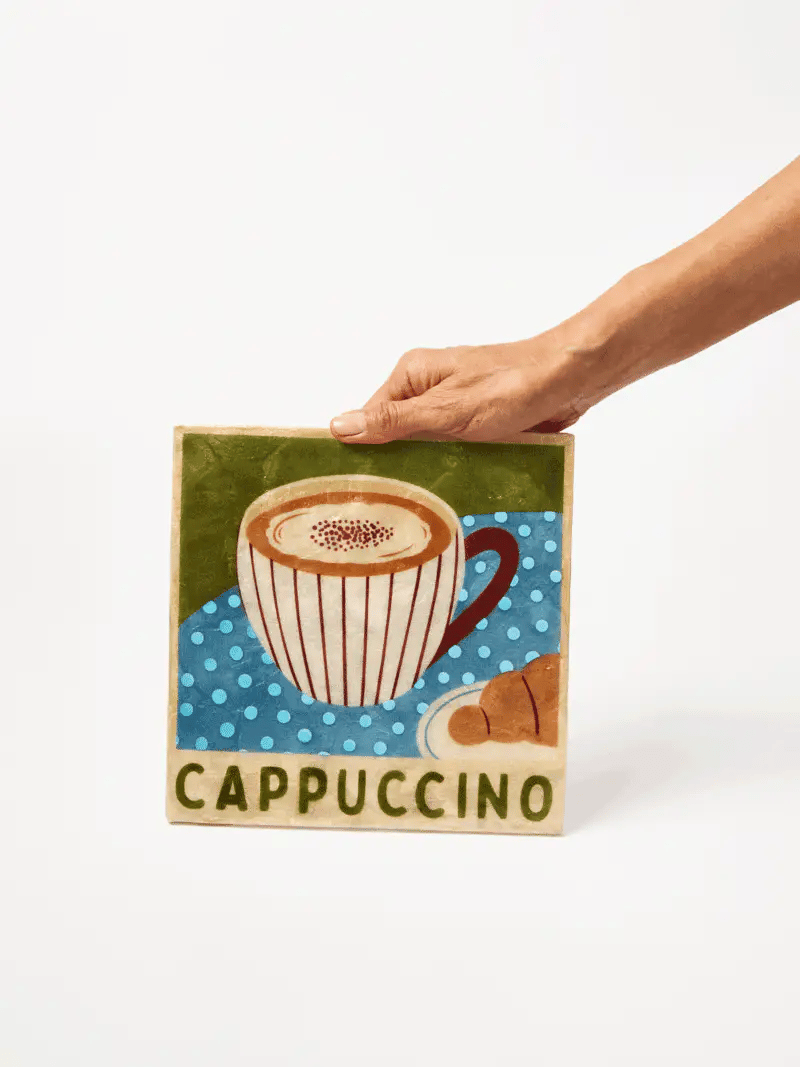 Jones & Co Barista Wall Art CAPPUCCINO