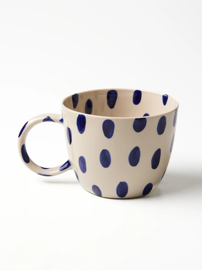 Jones & Co Chino Mug Boss Blue Spot