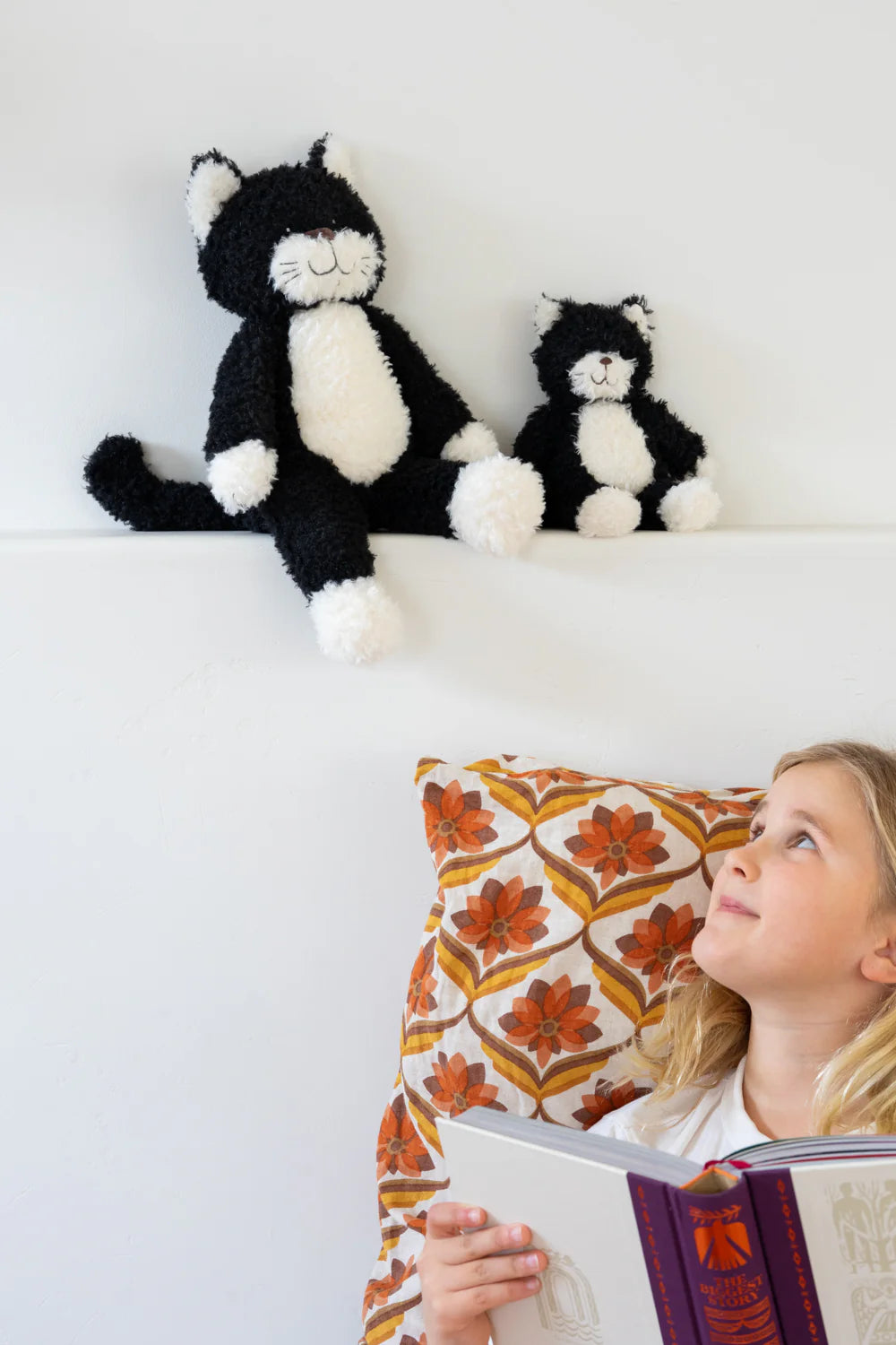 Nana Huchy Checkers the Kitten Black