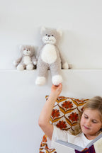 Nana Huchy Checkers the Kitten Grey