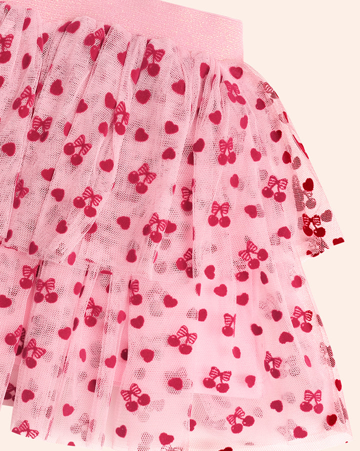 Huxbaby Cherry Pie Tulle Skirt