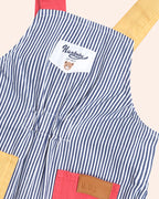Huxbaby Classic Stripe Short Overalls