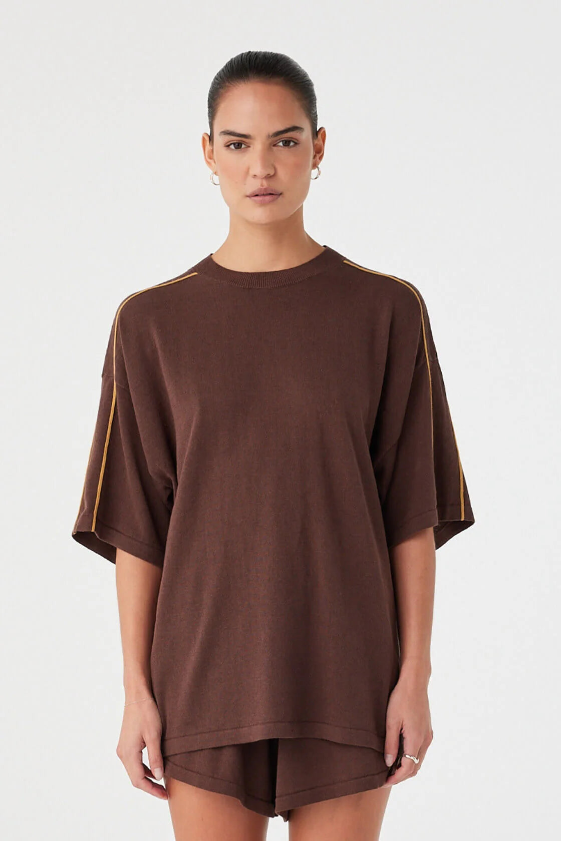 ARCAA Pippa Oversized Tee - Espresso