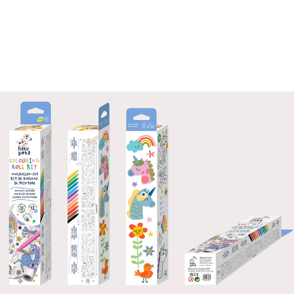 Haku Yoka Colouring Roll Kit - Fantasy Unicorn