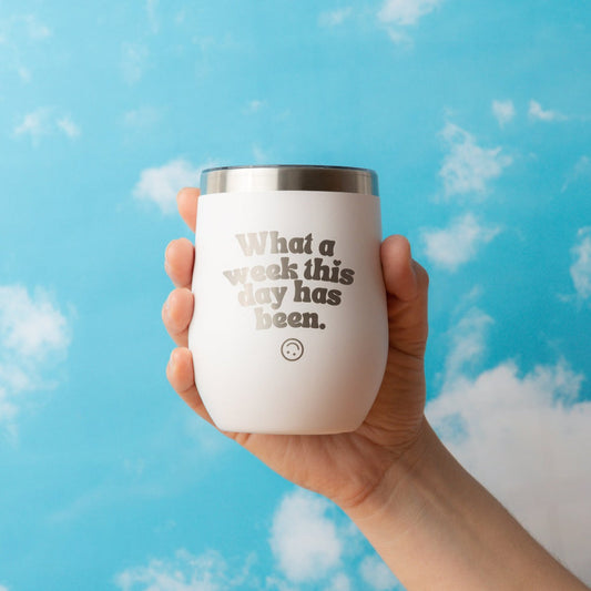 Confetti Rebels What a week this day has been - Travel mug