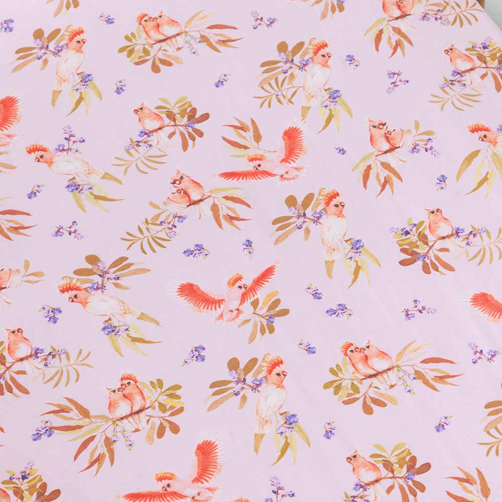 Snuggle Hunny  Major Mitchell Organic Fitted Cot Sheet