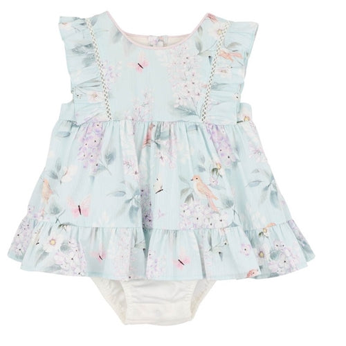 Bebe Madelyn Print Overlay Dress