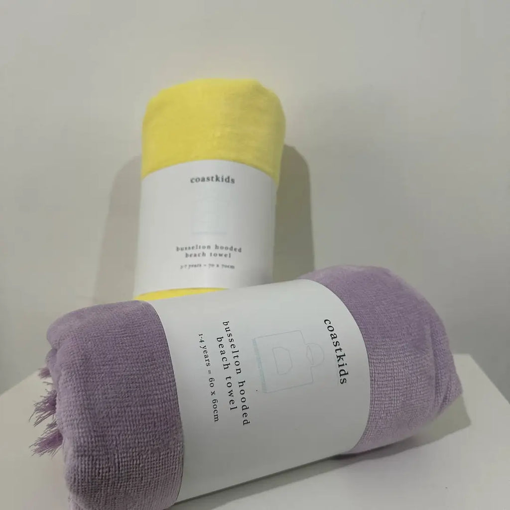 Coast Kids busselton hooded beach towel