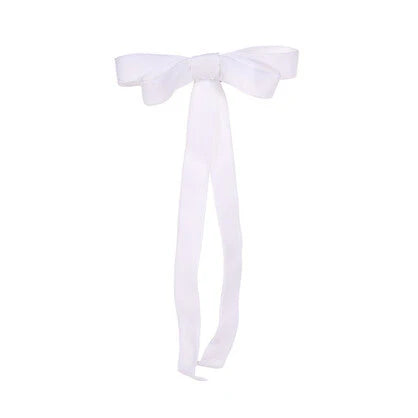 Holly & Ivy - 6Pk White Velvet Classic Bows