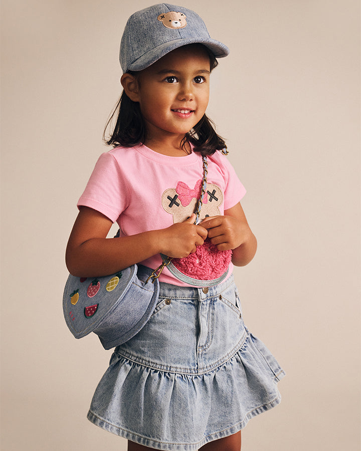 Huxbaby Dreamy Denim Frilly Skirt