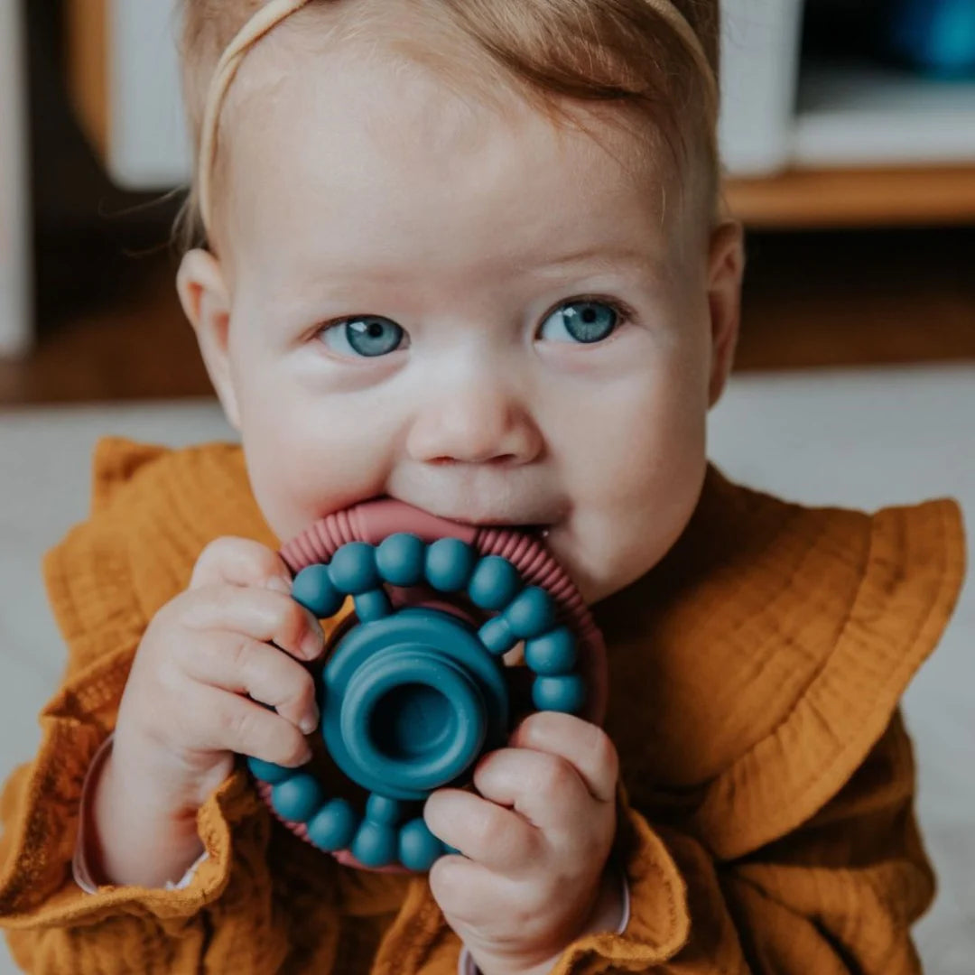 Jellystone Rainbow Stacker & Teether Toy Ocean