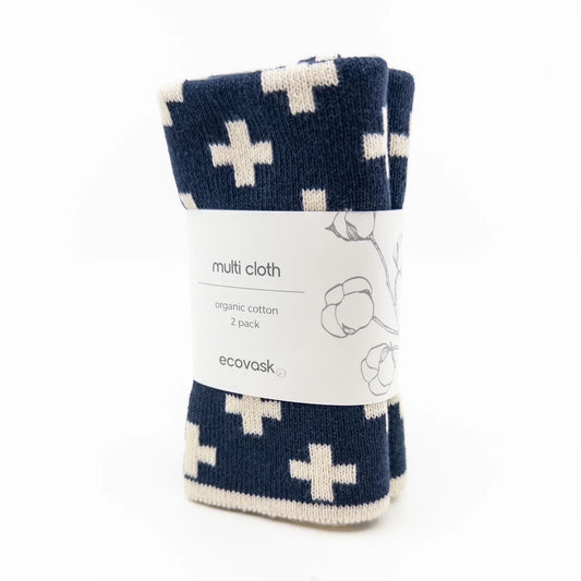 Ecovask Multi Cloth 2PK- Assorted