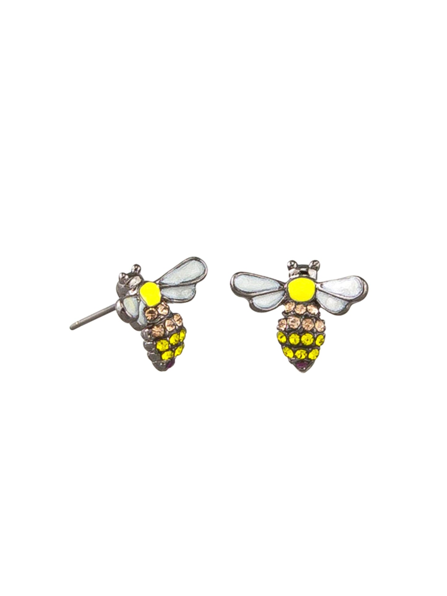 Tiger Tree Yellow Busy Bees Earrings