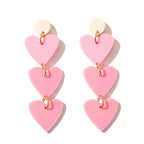 Emeldo Loved Up Earrings // Pink