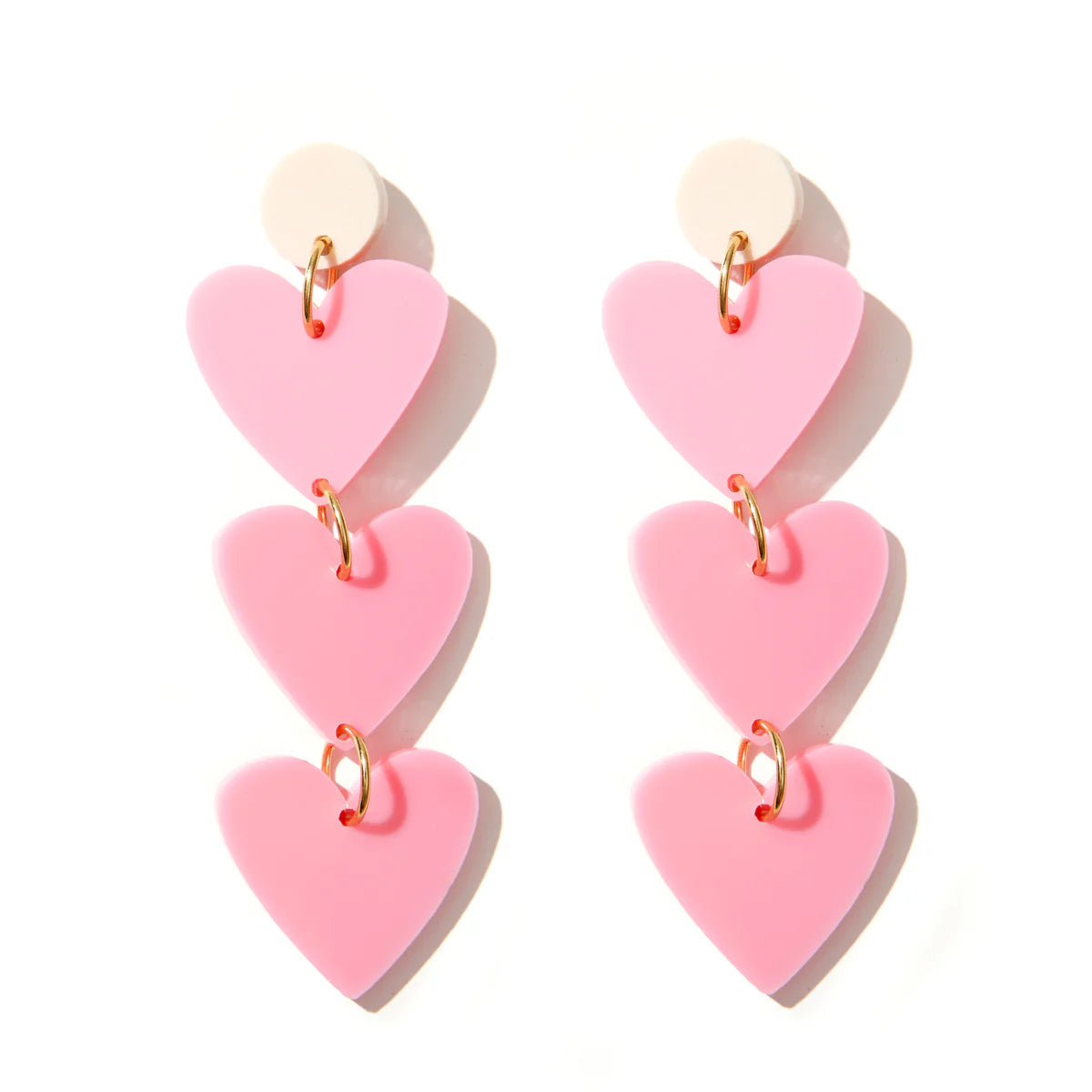 Emeldo Loved Up Earrings // Pink