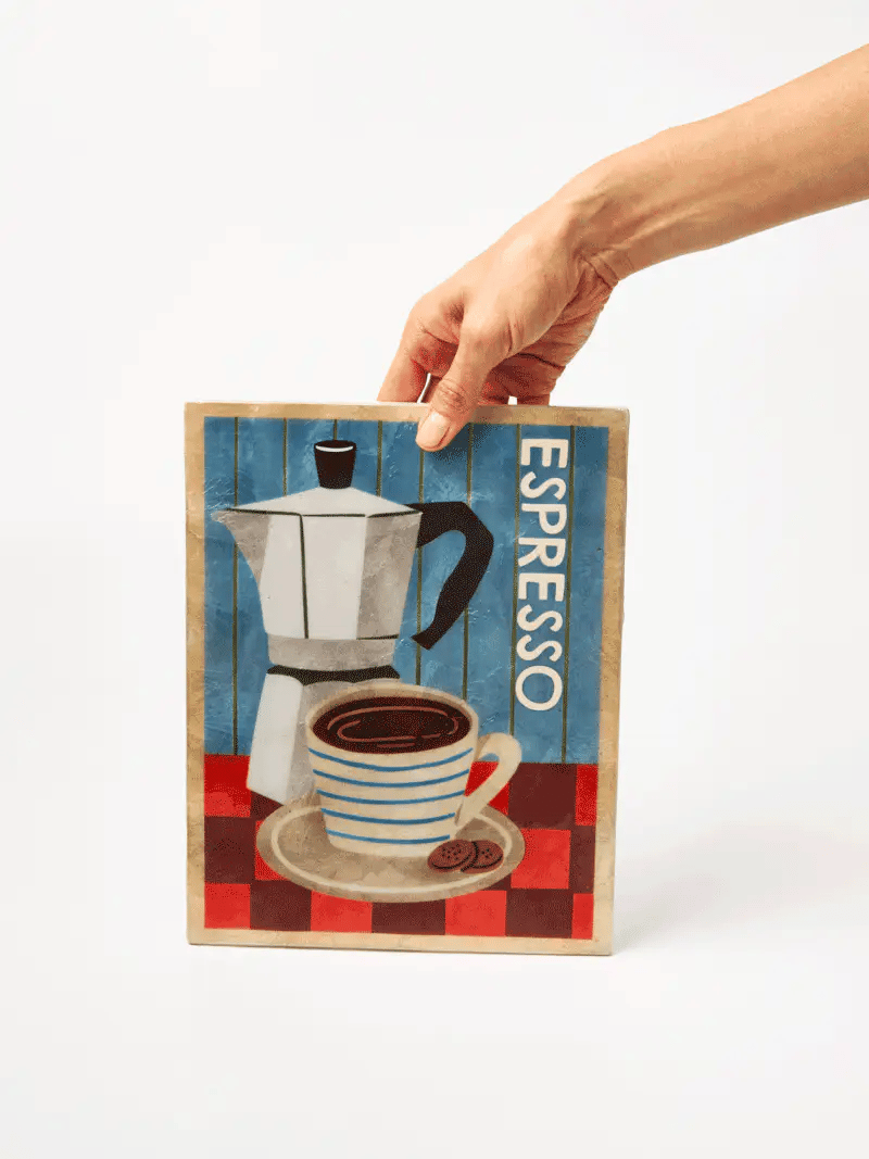 Jones & Co Barista Wall Art ESPRESSO