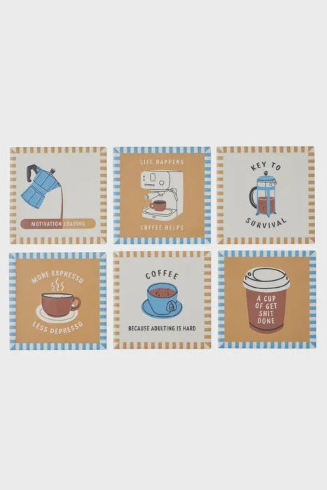 Assemble Espresso Ceramic Coaster