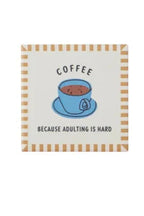 Assemble Espresso Ceramic Coaster