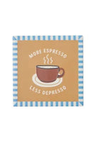 Assemble Espresso Ceramic Coaster