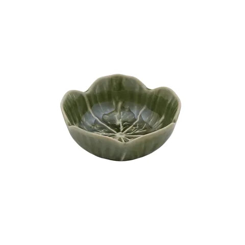 Coast to Coast Cabbage Ceramic Bowl 8.5x3.5cm Green