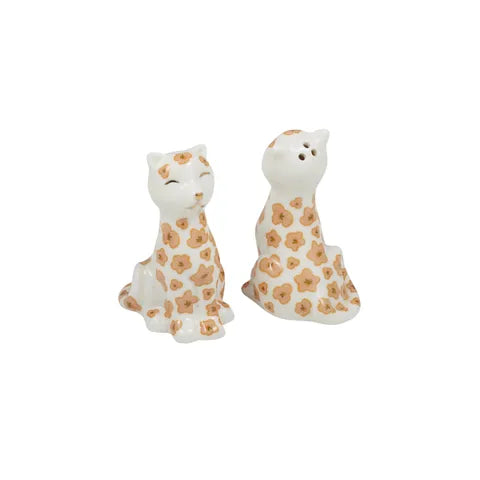 Coast to Coast Cissy S/2 Ceramic Cat S&P