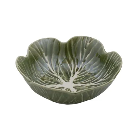 Coast to Coast Cabbage Ceramic Bowl 22.5x7cm Green