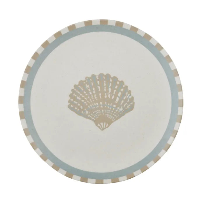 Coast to Coast Lorne Bamboo Fibre Plate 25x25cm Blue