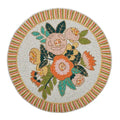 Coast to Cost Flora Beaded Round Placemat
