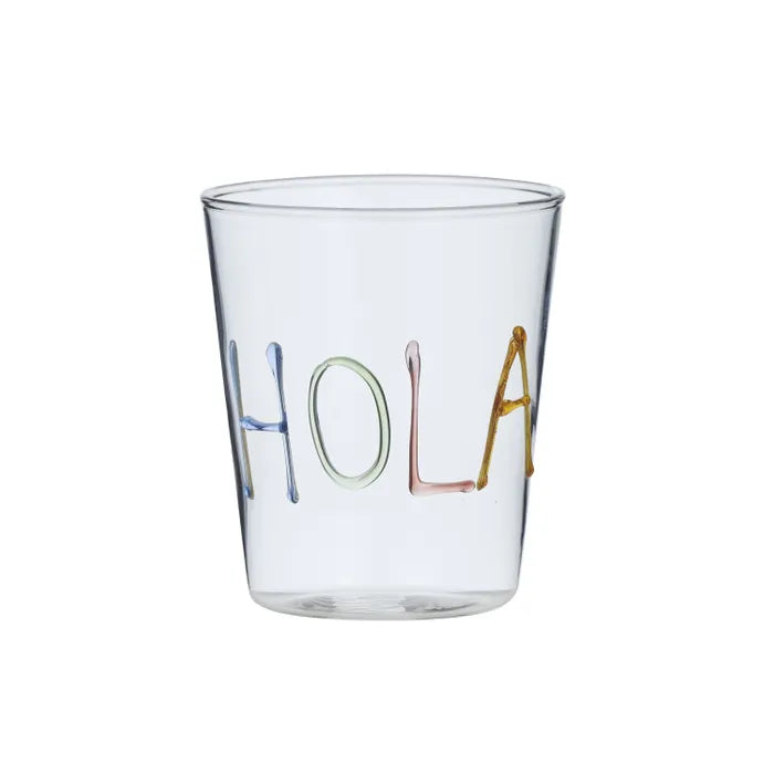 Assemble Glass Tumbler Multi Ciao & Hola