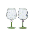 Coast to Coast  Lulu S/2 Gin Balloon Glass 10x20cm Green