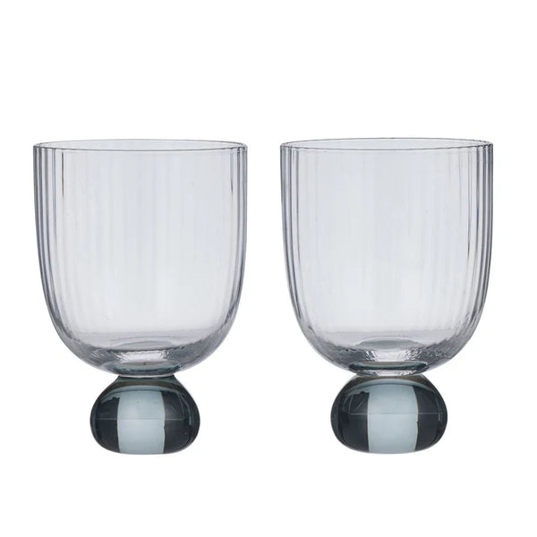 Coast To Coast Giselle Set Of 2 Gibbed Goblet