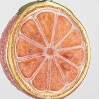 Sugared Orange Glitter Decoration