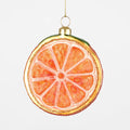 Sugared Orange Glitter Decoration