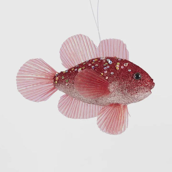 Vixen & Velvet Sunset Fish Decoration Red