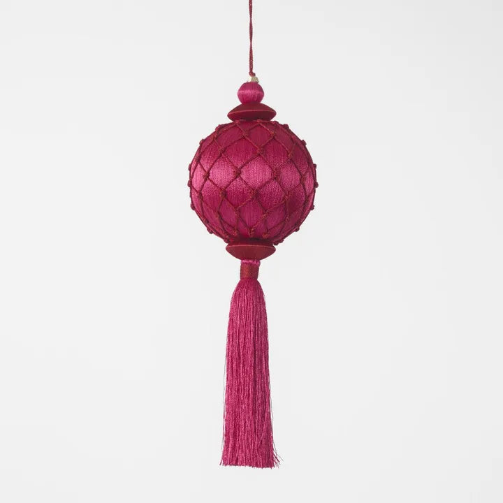 Silk Lattice Tassel Decoration- Assorted