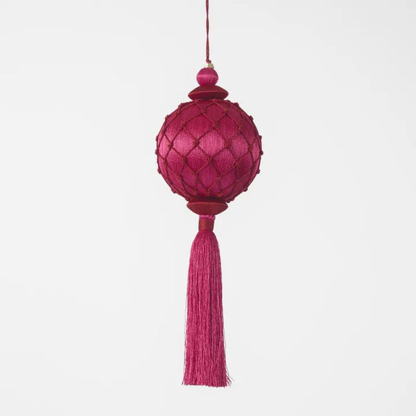 Silk Lattice Tassel Decoration- Assorted