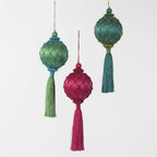 Silk Lattice Tassel Decoration- Assorted